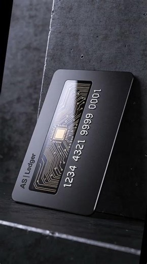 AS | Ledger Concept: The Future of Crypto Cards.