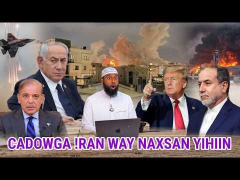 WOOW: WAYDIIDAY !RAN XABAD-JOOJINTII IYO QORSHIHI AY RABEEN TRUMP IYO NTNYH0 EE PAKISTAN AY WADAY :