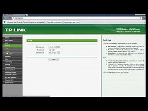 COMO CONFIGURAR UN ROUTER TPLINK,,