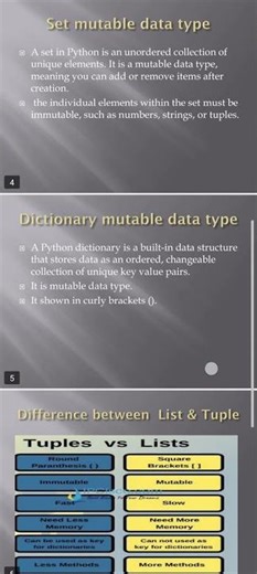 mutable & immutable data type