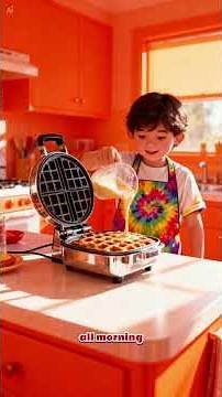 Wally the Wiggly Waffle Maker 🧇 | A Sweet Adventure for Kids #kidsstory #kidsanimation