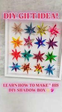 #diygiftidea 😍 Full how-to in comments! #shadowbox #handmadegifts #handmadewithlove #shorts #diy