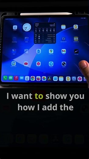 iPad Pro M5 Add Flashlight Button to Control Center Part 1