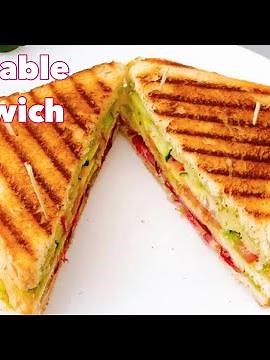 Vegetable Sandwich Recipe | Healthy & Tasty Sandwich