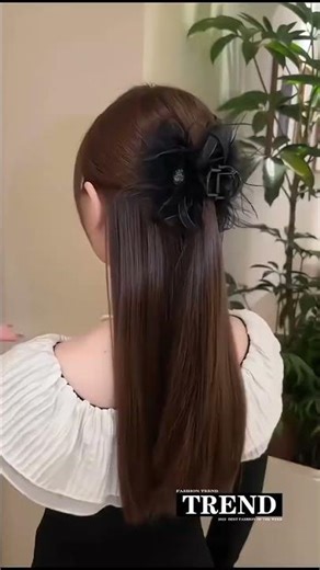 #Bow with Rhinestones Hair Tie#Flower Bun Hairstyle Tutorial#Hair Accessories for a Sophisticated