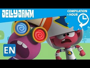 Jelly Jamm - 1 Hour Compilation Ep. 63-67 - FULL EPISODES Cartoons for Kids ‪@ZooMoo‬