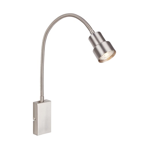 LED-Wandleuchte Tusi nickel Flexarm, nur 21,29 € | second circle