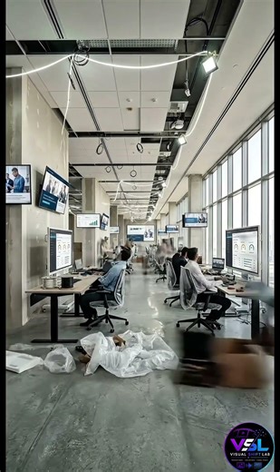 This Broken Office Became a Luxury Office 😱 #foryou #viral#usareels