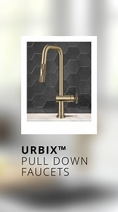 11K views · 16 reactions | Bring rugged sophistication and modern style to your kitchen with the Urbix™ Pull-Down Kitchen Faucet. The design features a heavy-duty brass body with knurled wheel-shaped handle that defines any space with a bold industrial look. Available in a variety of finishes and can be purchased with a matching bar faucet.  https://bit.ly/3KELUQO | Kraus USA | Facebook