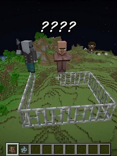 Villager Slaughtered by Pillagers! Epic Minecraft Raid