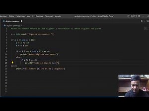 Leer un número entero de dos dígitos y determinar si ambos dígitos son pares Python