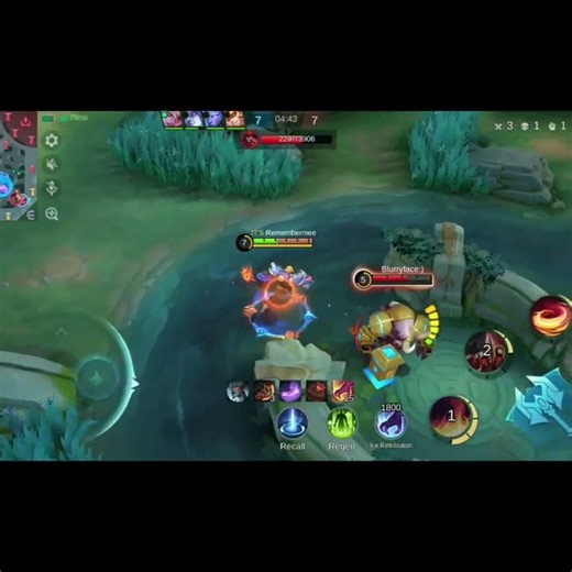 1 vs 1 with minotaur, running away from fight, watch till end #MLBBIndia#MLBB