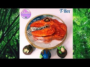 T-Rex cake Jurassic World 🦖🦕 🌋