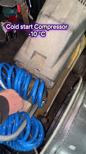 Mocny zawodnik przy -10 °C: Cold start Compressor