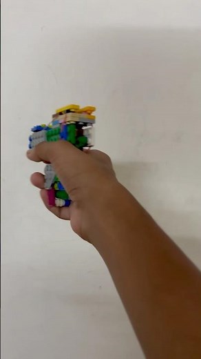 Lego Pistol:Pretend reload,blowback and shell ejection system:tutorial on my channel #pistolbuild