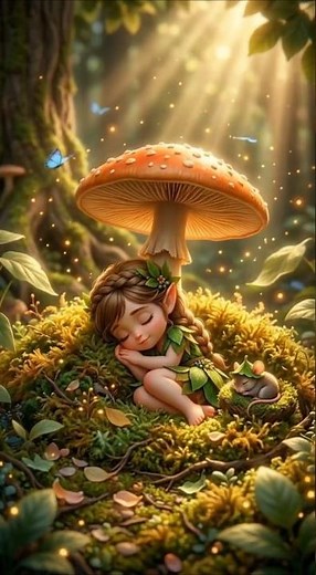 "Magical Forest Adventures: A Tiny Spirit’s Cozy Journey in Nature | Pixar-Style Animation"
