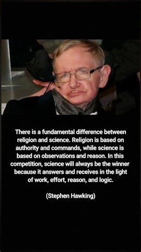 Stephen Hawking's Powerful Message on Science vs Religion