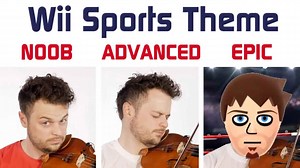 wii sports theme on violin: noob to epic levels