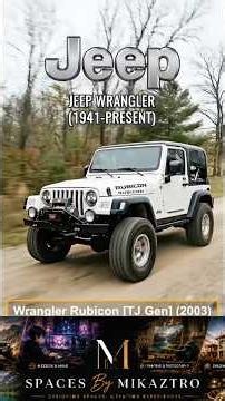 JEEP WEANGLER 1941 to PRESENT #jeeprubicon #jeepwrangler