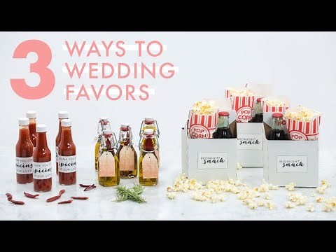 3 Easy DIY Wedding Favors | Makeful
