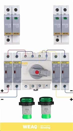 DC Isolator Switch & Fuse: Essential Wiring for DC Systems.