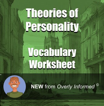 Theories of Personality Vocabulary Worksheet