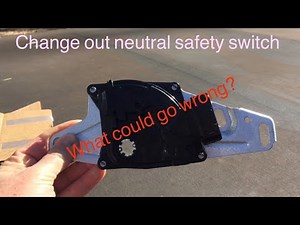 No Backup lights.Replacing The neutral safety switch,08 Chevy Silverado.