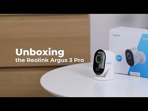 Reolink Argus 3 Pro Unboxing| 2K Spotlight Wire-Free 2.4/5GHz WiFi Cam with Person/Vehicle Detection