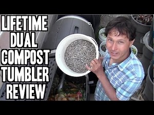 My New 100 Gallon Plastic Tumbling Composter Review