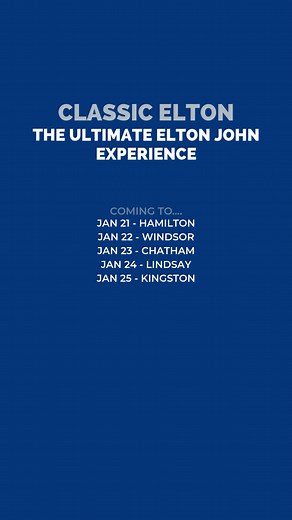 Classic Elton is more than a concert, it's an experience! Don't miss it🎹🤩 Find a show near you on our website🎶 | Benefit Shows Live