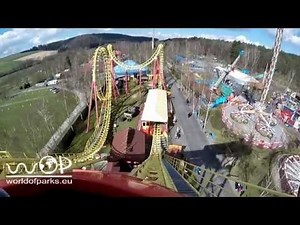 Freizeitland Geiselwind Boomerang - On Ride & Off Ride Video HD Achterbahn