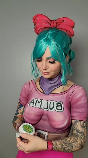 never #cosplaygirl #bulmacosplay #bodypainter