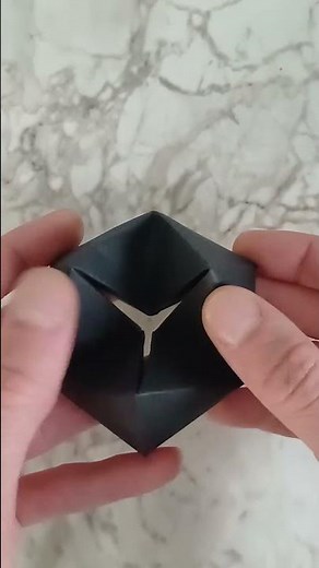 This Black Paper Never Stops Changing! | Flexagon Origami
