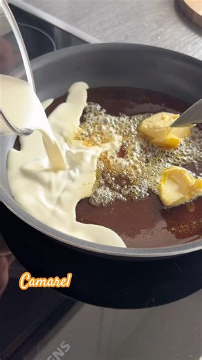 Caramel 🍮 #asmr #caramel #kitchenhacks #hack