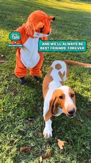 Such a cute costume idea! 🦊🐶 | Furry Tails