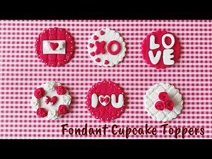 Edible Cupcake Toppers - Fondant