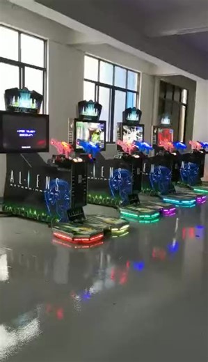 Kids Adult Alien Gun Shooting Simulator Video Shooter Simulation Coin Operated Video Game Arcade Gaming Games Machines