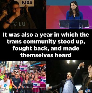 132K views · 3.5K reactions | Despite adversity, there were many great moments of trans resilience to be proud of this year. ✊✊✊ | BuzzFeed LGBTQ | Facebook