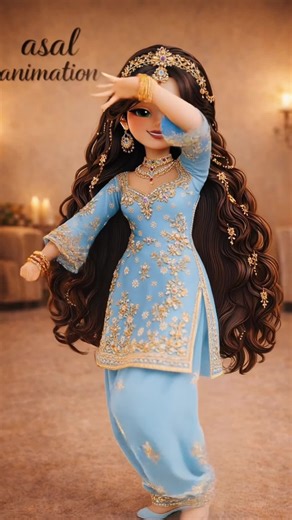 Dancer Animation Inspired by Bollywood Songs