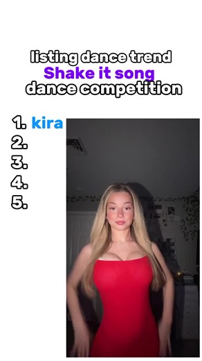 Dance Competition Featuring the 'Shake It' Challenge