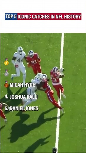 TOP 5 Most Iconic Catches in NFL History