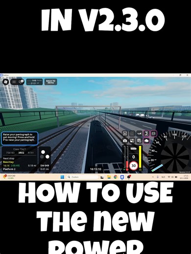 HOW TO USE THE NEW POWER SYSTEM IN SCR #foryou #roblox #foryour #scrailways #scr #stepfordcountyrailway #viral #scrupdate