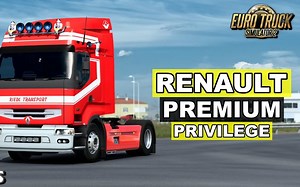 【YouTube】欧卡2付费mod_modstrade的Renault Premium (Privilege FG1)|ETS2 1.48| Renault P