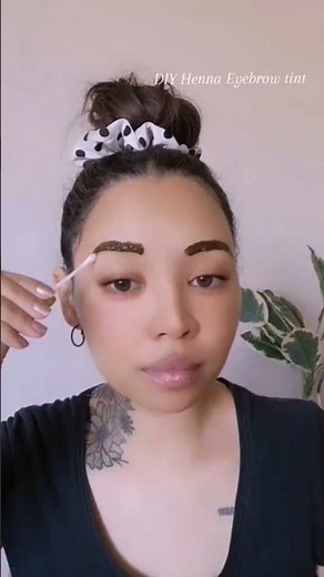 Diy henna eyebrow tint #lynelda #henna #hennatips #eyebrows #beautyandfashion