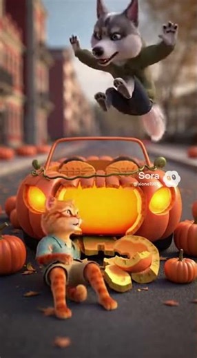 Shocking! Transformers! The pumpkin cart of epic robot battles #Transformers #Robots #Action