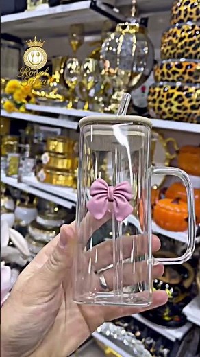 Title:Luxury Glass Water Pitcher with Lid & Straw 💖 Elegant Kitchen Essential