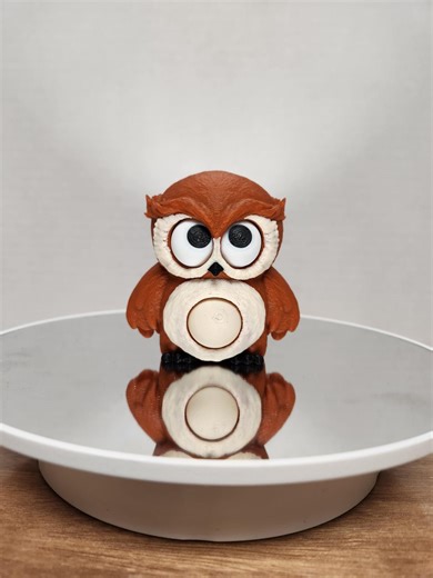 Cute Owl Fidget Toy – Rolling Eyes Sensory Desk Toy & Stress Relief Gift - Etsy