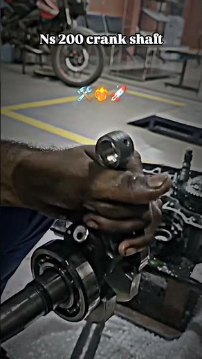 Ns 200 Crank Shaft 🥺🥺🥺......#sorts #shortvideo #automobile
