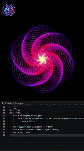 Creating colourful and satisfying art using Python