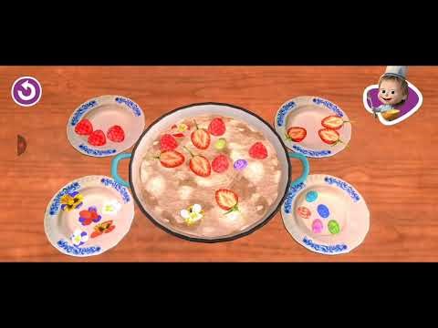 The cooking time Masha is making food for the wolf 🐺